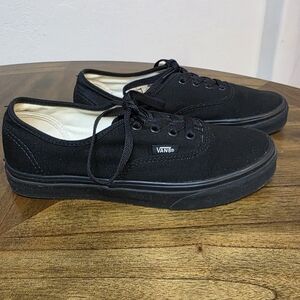 Vans Women's Black Canvas Sneakers